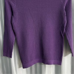 Talbots violet summer sweater.